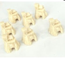 Catan Junior Board Game Replacement Parts Only White Lair Set Of Seven 7