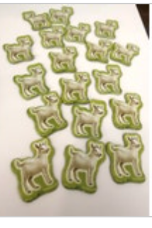 Catan Junior 18 Goats Resource Tiles Replacement Game Piece Components