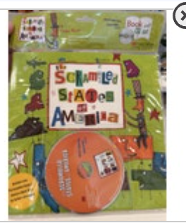 The Scrambled States of America Paperback By Laurie Keller With CD Set