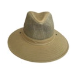 Henschel Aussie Breezer Hat Breathable Packable Khaki Color Size Medium Read