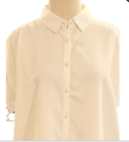 Quince Tencel Camp Shirt Women M White Short Sleeve Button Up Coastal Minimalist