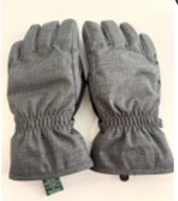 LL Bean Men’s Baxter State Gloves Charcoal Gray Down Waterproof Size Medium