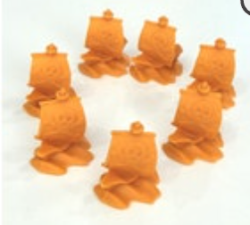 Catan Junior Board Game Replacement Parts Only Orange Ship Set Of Seven 7