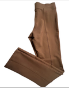 Tempo Paris Brown Rayon Spandex Stretch Jogger Pants Size L Athleisure Chic READ