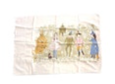 Vintage The Wizard of Oz Pillow Case Fieldcrest Cotton Queen Pillowcase USA One