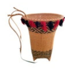 Vintage Vietnamese Montagnard Backpack Rice Harvest Basket Handmade Estate