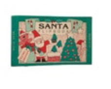 Vintage Santa Flip Book Christmas 1990 Booklet Movie Pictures Nostalgic EUC
