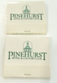 Pinehurst Hotel & Country Club NC, Full Unstruck Matchbook Set Of Two Course 4/7