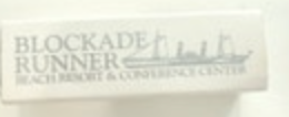 Vintage Blockade Runner Hotel Matches Wrightsville Beach NC Matchbook