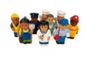 Polysmart Workers 9 Toys Careers Doctor Postman Nurse Cook Farmer Policeman