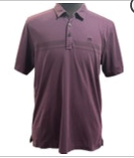 Travis Mathew Purple Polo Golf Shirt Men’s L Meet In The Lobby Short Sleeve