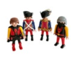Playmobil Pirate And Viking Figure Lot Of Four Figurines Imagination Play Toy