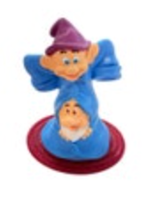 Snow White Figurine Seven Dwarfs Disney Cake Topper Dopey McDonald’s 1992