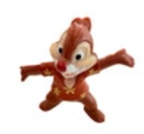 Vtg Disney Chip 'N Dale Rescue Rangers Dale Loose 2" PVC Figure Kellogg's 1991