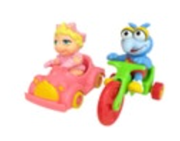 Vintage 1986 Muppet Babies McDonald's Happy Meal Toys Miss Piggy Gonzo Trike