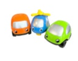 Toddler Cars Helicopter Toy Set Of 3 Push Car Vehicle Play