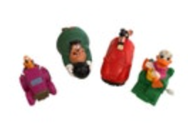 Vintage Disney McDonald's And Burger King Pull Back Racers Lot Of 4 Toys