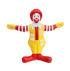 McDonald's Happy Meals Toy 1995 McDonaldland Ronald Stretch Arms