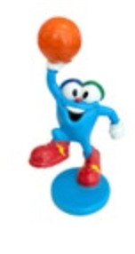 VTG US Olympics Izzy Whatizit 1996 Atlanta Mascot PVC Figure Basketball