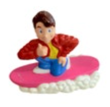 Back to the Future Marty McFly Hoverboard Toy Figure 1991 McDonalds Happy Meal