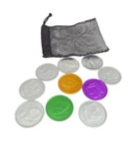 Set Of 10 Florida Pool Products Pirate Challenge Coins Diving Coin Toy
