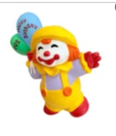 Hallmark Merry Miniatures 1992 Figurine Happy Birthday Clown Balloons Vintage