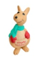 VTG Hallmark Merry Miniatures 1990 Hoppy Holidays Christmas Kangaroo