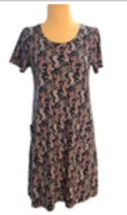 Lilly Pulitzer Swing Dress Cheetah Easy To Spot Womens Size S Pockets