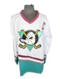New Mighty Ducks Movie Ice Hockey Jersey 96# Conway Stitched Size 3XL