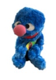 Gund Sesame Street Grover Plush 14" Blue Stuffed Animal Vintage 2002 Toy NWT