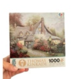 Thomas Kinkade Sweetheart Cottage 1000 Piece Puzzle New Sealed
