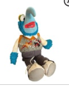 Muppet Vision 3D Gonzo Plush Disney World Resort Jim Henson Bean Bag Read