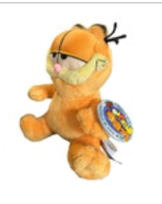 Aurora Garfield & Odie "Garfield" Plush Cat NWT Stuffed Animal 6” Cattitude #8