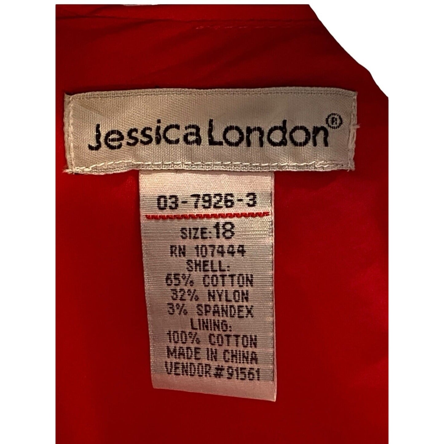 Jessica London Plus Size 18 Red Sleeveless Fit And Flare Party Dress Garden