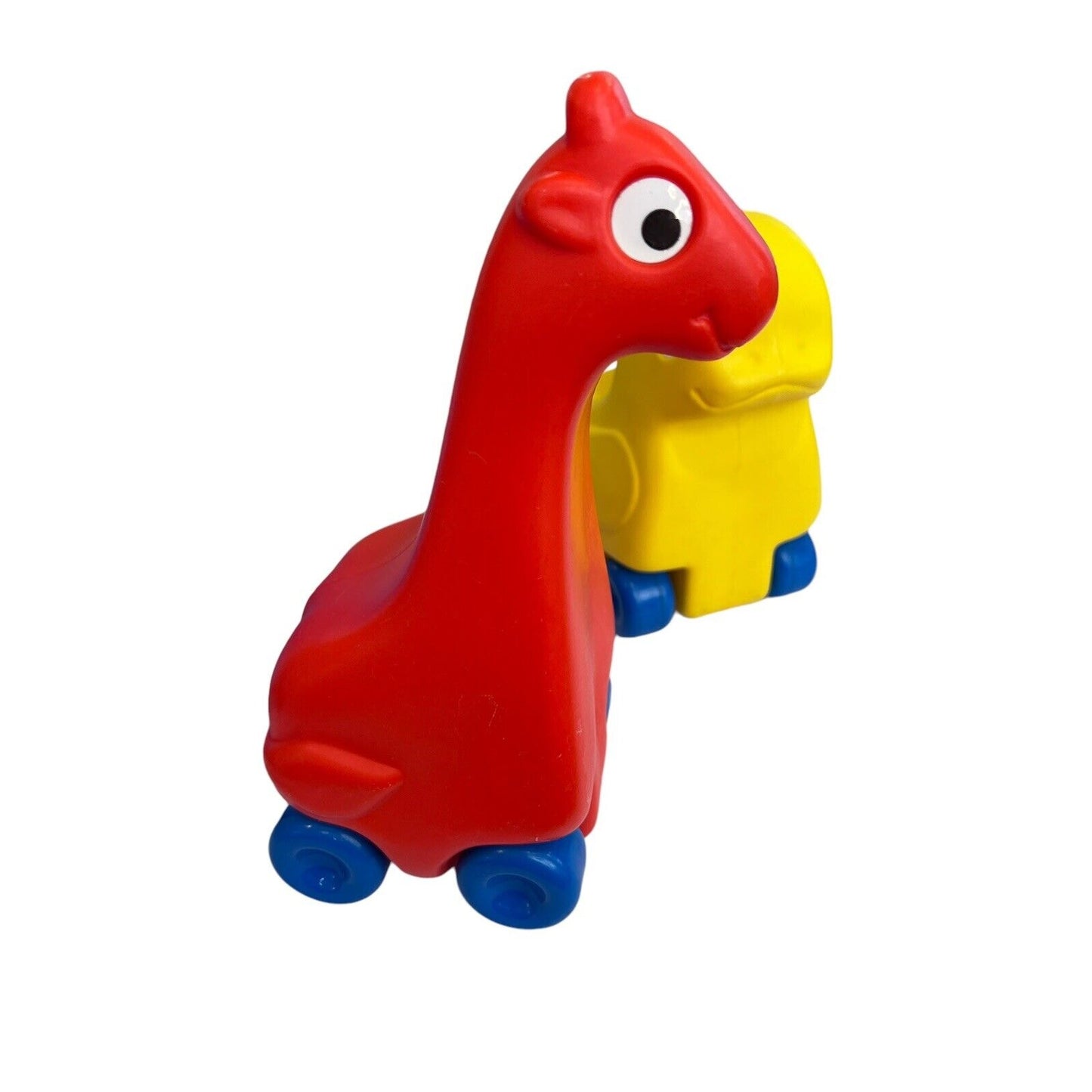 Vintage 1980's Little Tykes WAGON 'N FRIENDS Set Rolling Animal Pals Train 3