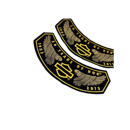 Harley Davidson 30 Years Owners Group HOG Patch Pin Set 1983 - 2013 New