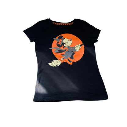 Disney Halloween Family Tees Glow In The Dark Minnie Mouse Witch Size 10/12