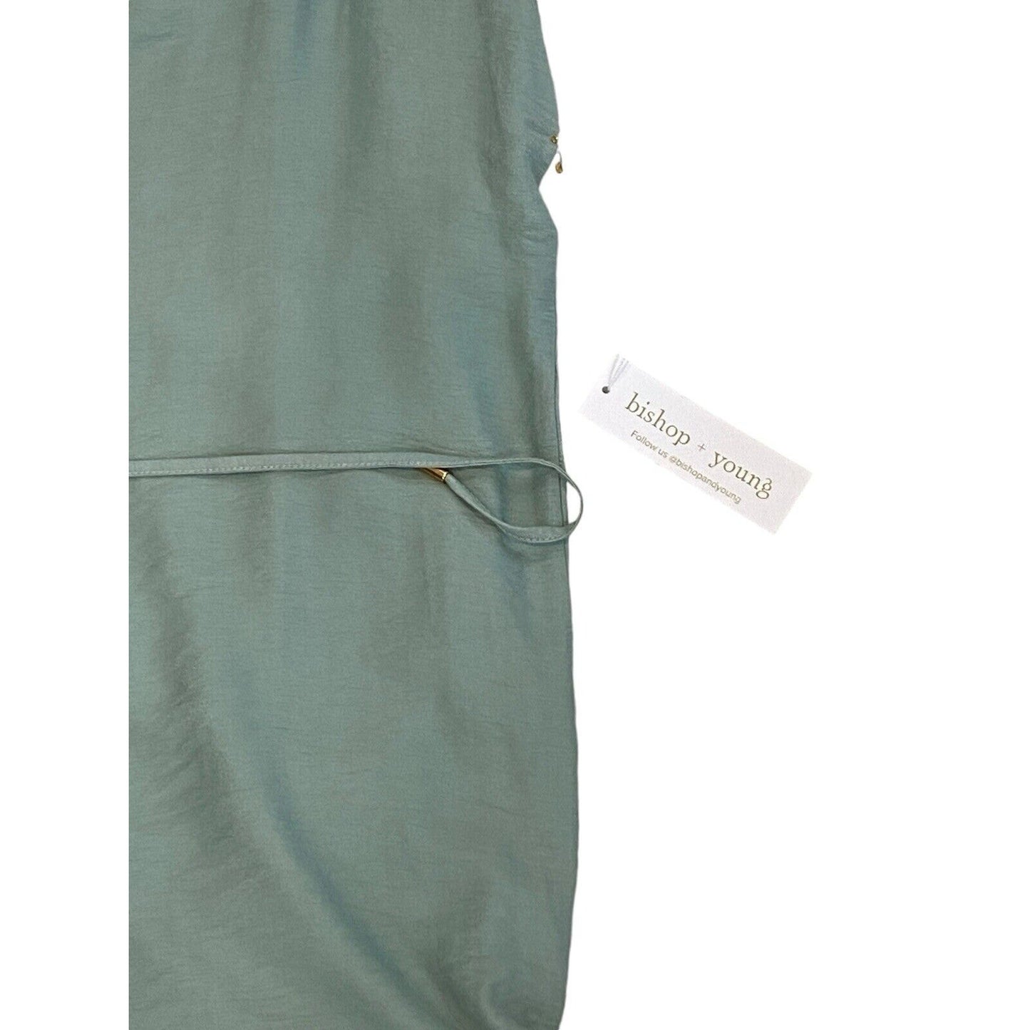 Size XS BISHOP + YOUNG Romper Seafoam Green Anthropologie NWT Sage Green