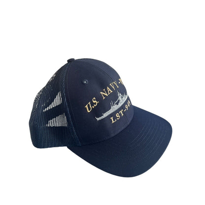 U.S NAVY Ship Hat WWII LST-949 MILITARY BALL CAP U.S.A. VINTAGE