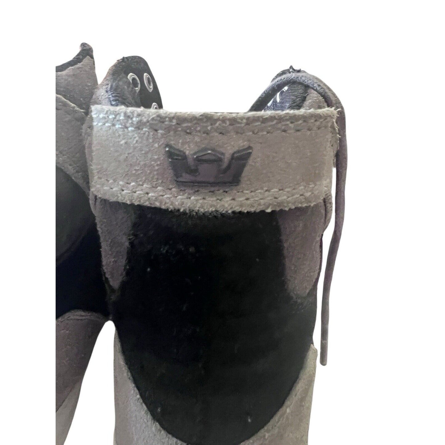 Supra Muska 001 Skytop Gray High Top Size 7.5 Skate Sneaker Shoes Mens Two Tone