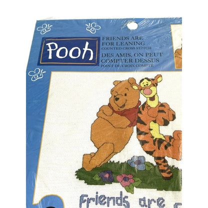 Winnie the Pooh Tigger Friends Are For Learning Counted Cross Stitch Kit 113265