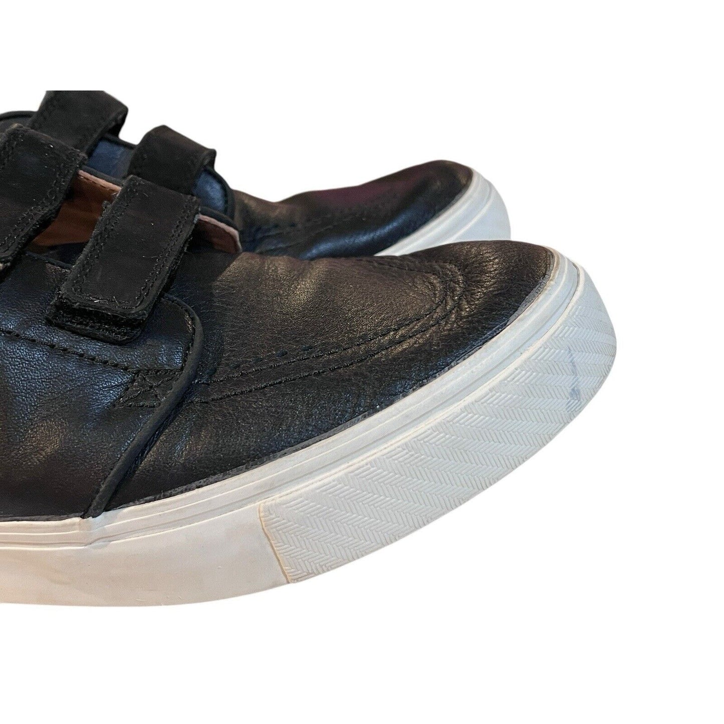 9.5 Rare Nike SB Zoom Janoski AC dunk 705405-002 Triple Black Leather Shoes Skat