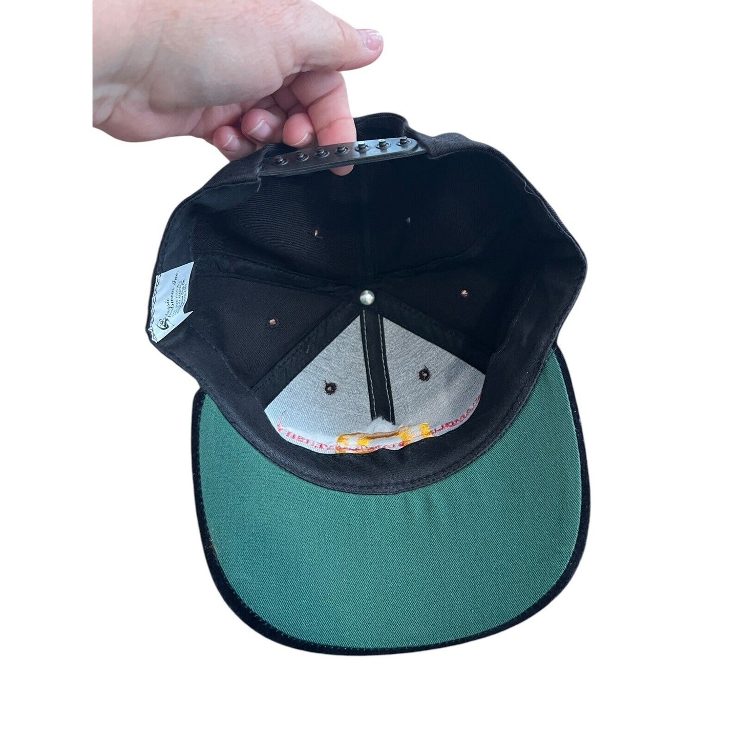 Vintage Grambling State University Tigers Snapback Hat Cap Suede Brim