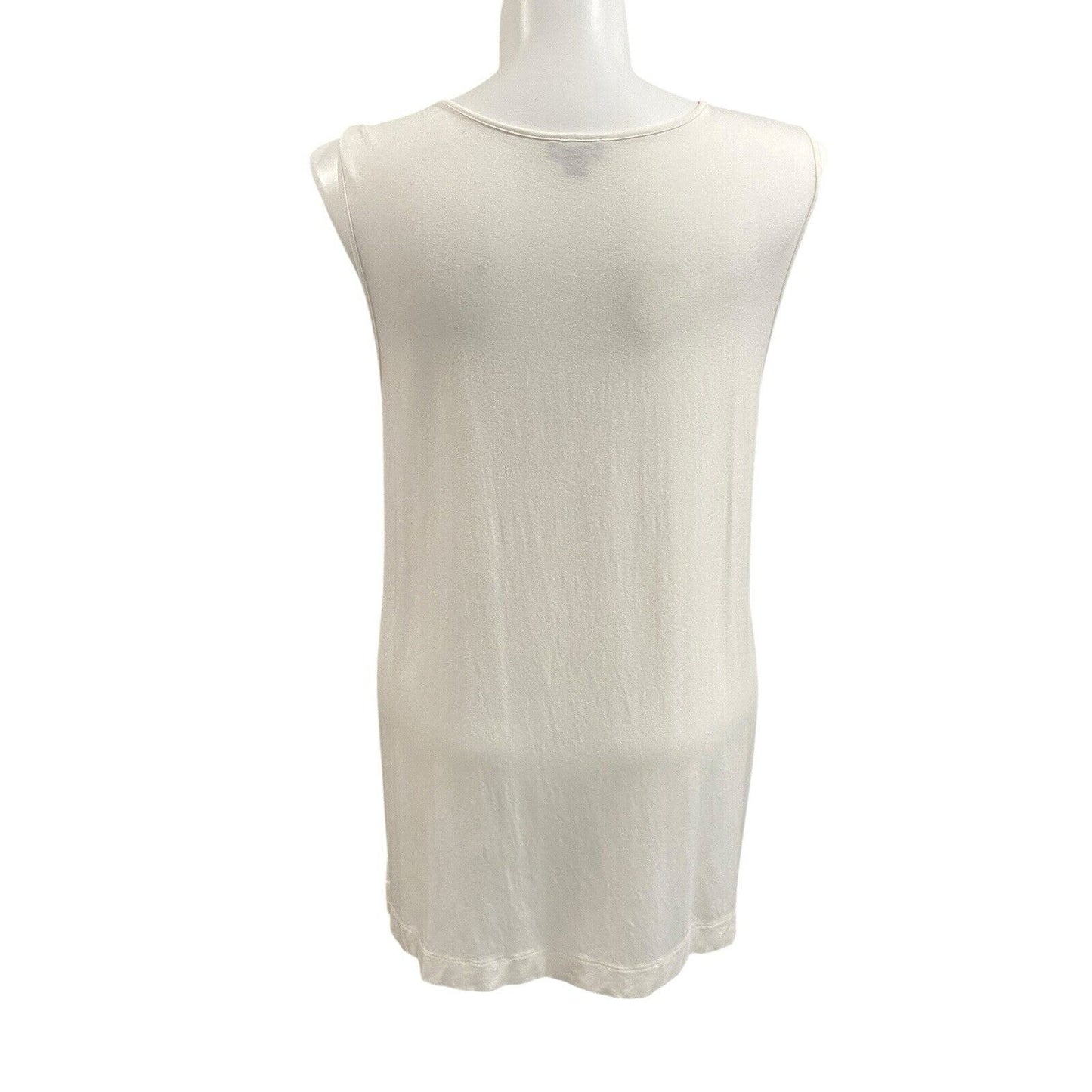 J Jill Wearever Collection Cream Off White Tunic Tank 2X