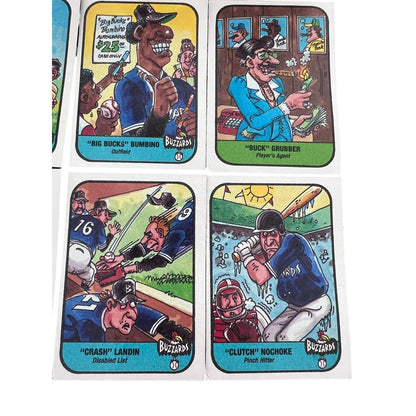 Wacky at Bats Confex Inc. Trading Cards Set Of 10