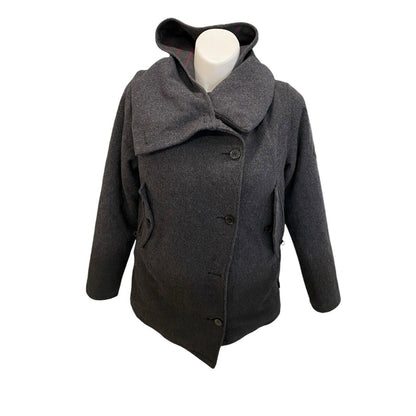 Size Large Burton DryRide Women WB Stevie Jacket Wool Grey Hood Classic