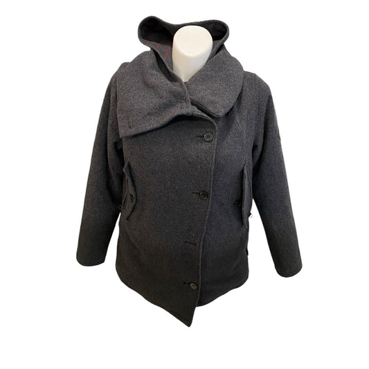 Size Large Burton DryRide Women WB Stevie Jacket Wool Grey Hood Classic