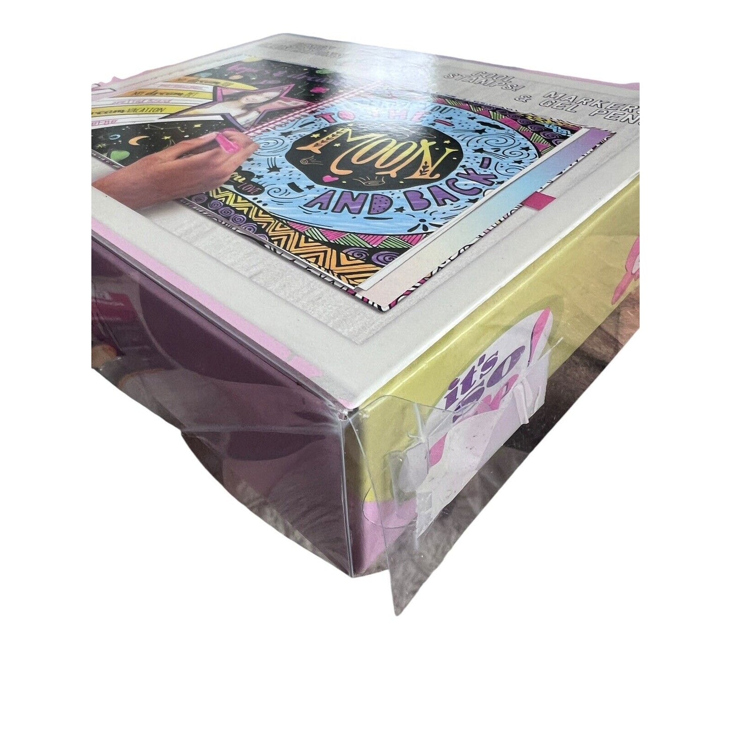 Color Me Crazy Scrapbook Box Kit with Hardcover Book New