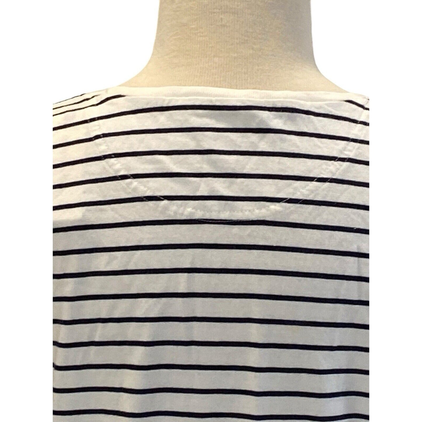 Size Small The Art Of Anthropologie T-shirt Bon Voyage Striped Graphic Shirt New