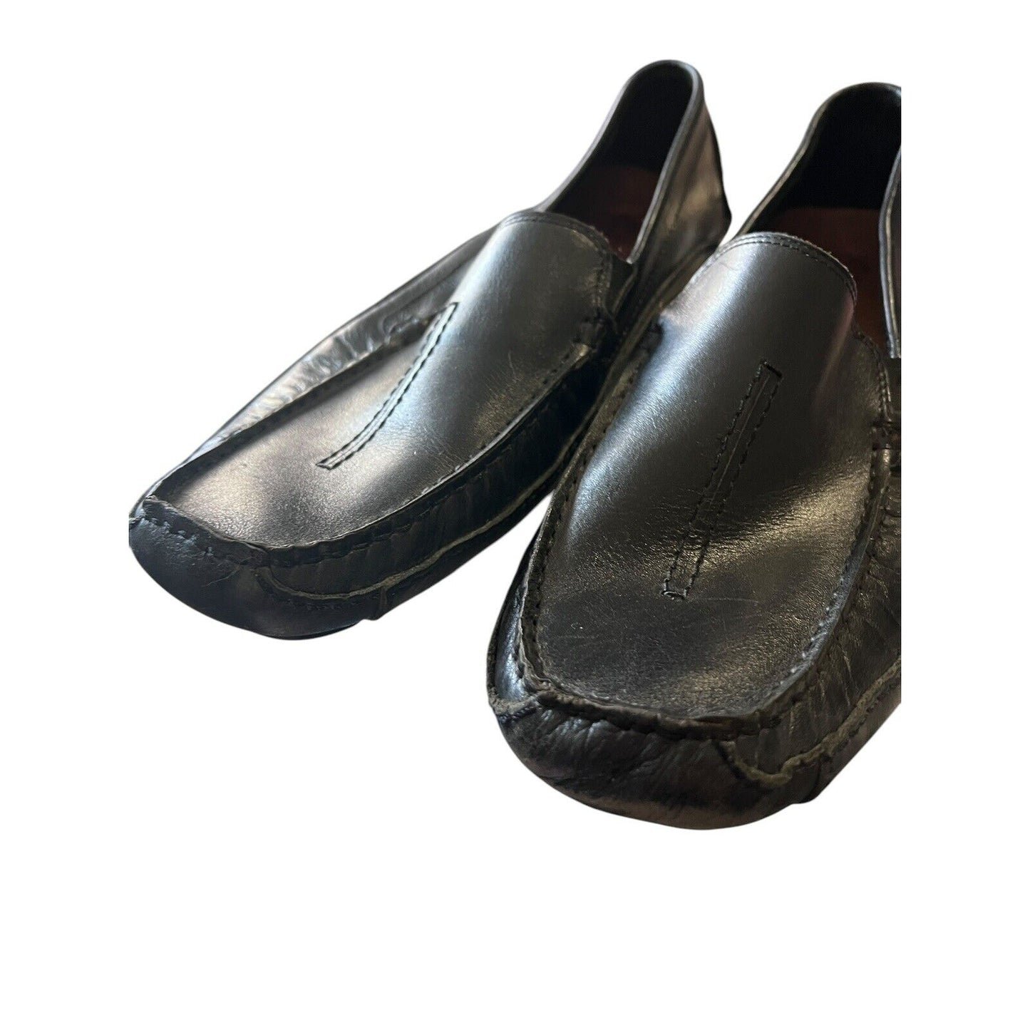 Clarks England Men's Sz 11M Shoes Black Leather Comfort Casual Moccasin Loafers